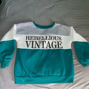 “Rebellious Vintage” crew neck sweatshirt